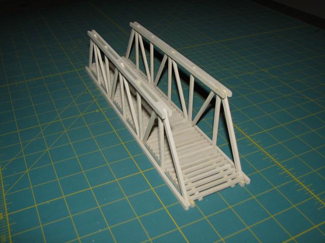 Scratch-made H.O. truss bridge by a woodworker | Model Train Forum